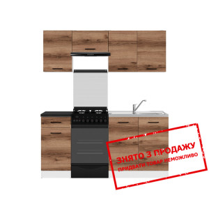 Кухня Junona Line 170 Дуб делано темний/Білий BRW...